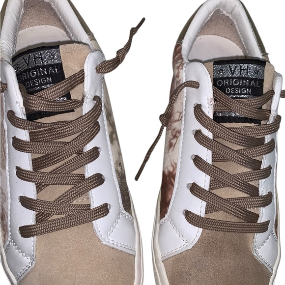 Vintage Havana Nelly Women’s 7.5 Taupe Marble Mix Sneakers Casual Star Design - Picture 8 of 16